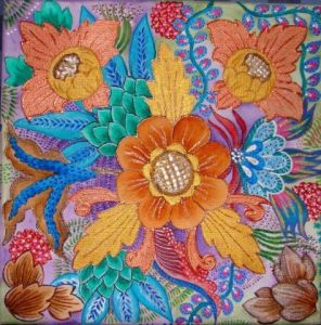 Voir le détail de cette oeuvre: fleurs de bali lagi