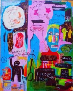 Voir le détail de cette oeuvre: Basquiat revisité